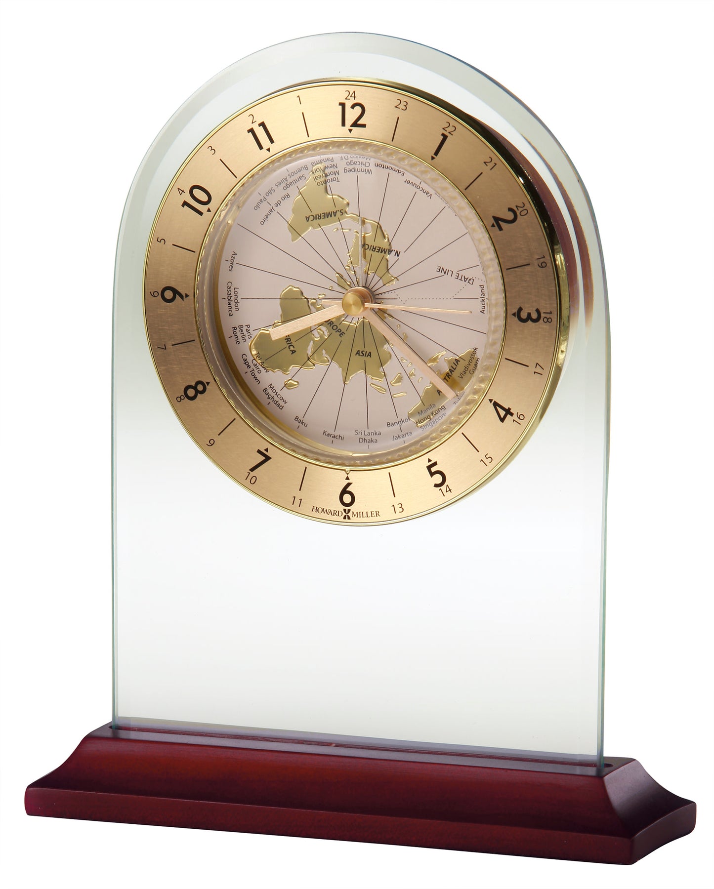 645603 - Worldtime Arch Tabletop Clock