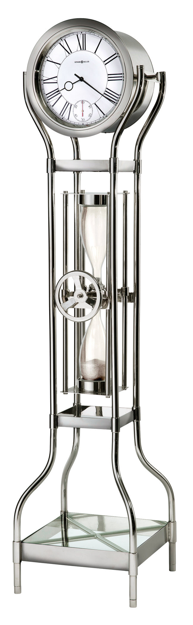615100 - Hourglass Modern Floor Clock